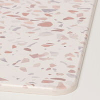 4Living Diatomite kylpyhuonematto 39x60 cm valkoinen/beige